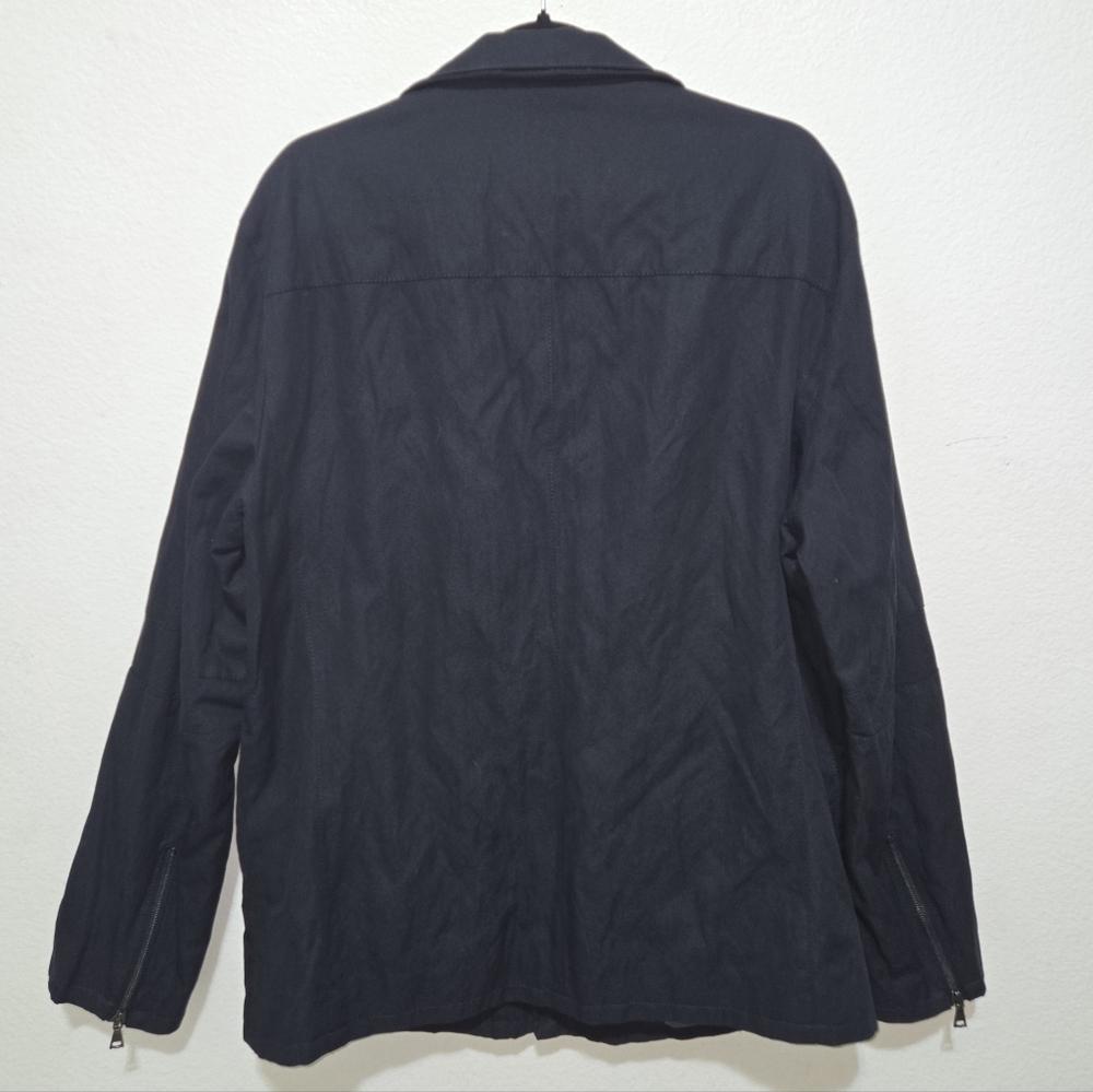 JOHN VARVATOS Mens Dark Navy Blue Utility Field Jacket Sz EU 52 / US 42 (Large) - Picture 5 of 16